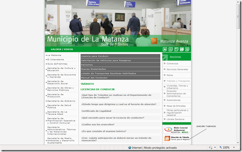 Licencia en La Matanza